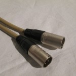 cello strings 1 XLR line cables 0.5m pair