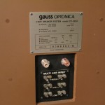 Gauss CP3824 + 1502 3way spaker system (pair)