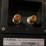 CORAL DX-7Ⅱ 3way speaker systems (pair)