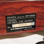 DENON DP-900M analog disk player system