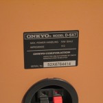 ONKYO D-SX7 2way speaker systems (pair)
