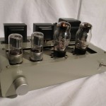 Hand-made 6L6GC-single tube streo power amplifier