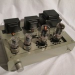 Hand-made 6L6GC-single tube streo power amplifier