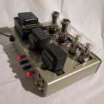 Hand-made 6L6GC-single tube streo power amplifier