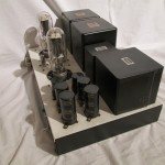 hand-made 211/VT4C shingle stereo power amplifier