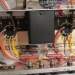 hand-made 211/VT4C shingle stereo power amplifier