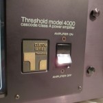 Threshold model 4000 stereo power amplifier