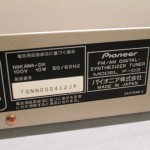 pioneer F-D3 AM/FM tuner