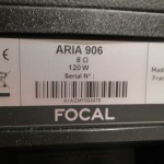 FOCAL ARIA 906(WN) 2way speaker systems (pair)