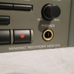 SONY MDS-E12 professional MD recorder