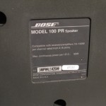 BOSE 100PR speaker systems (pair)