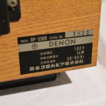DENON DP-3500 + FR 54 analog disc player