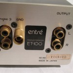 entre ET-100 MC step-up transformer