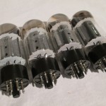 General Electric 6CA7/EL34 pentode power tubes (4pcs)