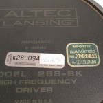 ALTEC 288-8K HF driver(transducer) pair