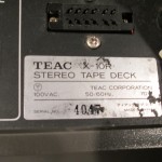 TEAC X-10R 4-tracks tape recorder