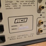 AGI model511 stereo preamplifier