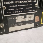 STUDER A730 broadcast CD player