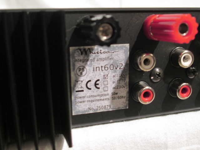 MUSICA int60v2 integrated stereo amplifier -sold/ご成約済- | 中古