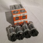 General Electric 6CA7/EL34 power pentode tubes (4pcs)