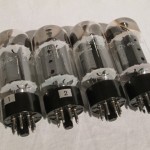 General Electric 6CA7/EL34 power pentode tubes (4pcs)