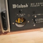 McIntosh MC2500(silver) stereo power amplifier