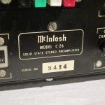 McIntosh C26 stereo preamplifier