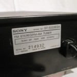 SONY ST-S222ESA FM/AM tuner