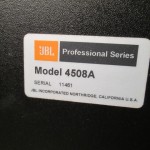 JBL 4508A enclosures (pair)