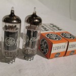 General Electric 12BH7A medium-mu twin triode NOS/NIB (pair)