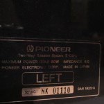 Pioneer S-C5 2way speaker systems (pair)