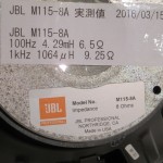 JBL M115-8A LF transducers (pair)