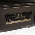 TRIO KP-7300 analog disc player