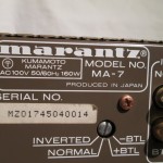 marantz MA-7 class-A monaural power amplifiers (pair)