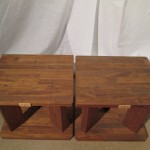 Hand-made(?) speaker stands (pair)