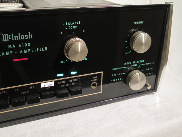 マッキントッシュ MA6100 プリメーンアンプ - オーディオ機器