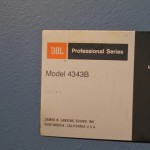 JBL 4343B 4way studio monitor speakers (pair)