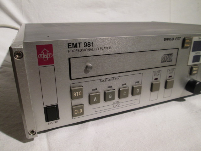 EMT 981 professional CD player -sold/ご成約済- | 中古オーディオ