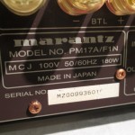 marantz PM-17SA integrated stereo amplifier