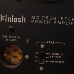 McIntosh MC2500(silver) stereo power amplifier