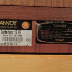 TANNOY Cantabury 15 HE 2way coaxial speaker systems (pair)