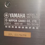 YAMAHA MX-10000 stereo power amplifier