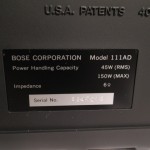 BOSE 101AD full-range speakers (pair)