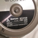 Diatone PW-125 LF transducers (pair)