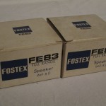 FOSTEX FE83 full range transducers (pair)