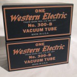 Western Electric 300B/MP triode vaccum tubes (pair)