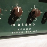 MATSUO SOUND tube stereo preamplifier