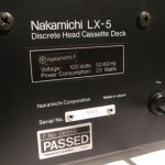 Nakamichi LX-5 audio tape recorder