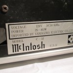 McIntosh C32 stereo preamplifier