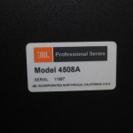 JBL 4508A enclosures (pair)